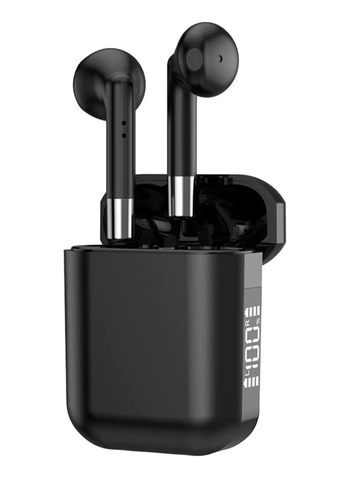 Wireless TWS Bluetooth Headphone Touch Control Bluetooth Earphone with Digital Display HIFI-Level Sound Quality, Long Battery Life, Clear Calling Quality, Easy Pairing (Black)