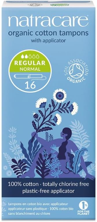Natracare Organic Applicator Tampons Regular x 163 Pack - Image 1