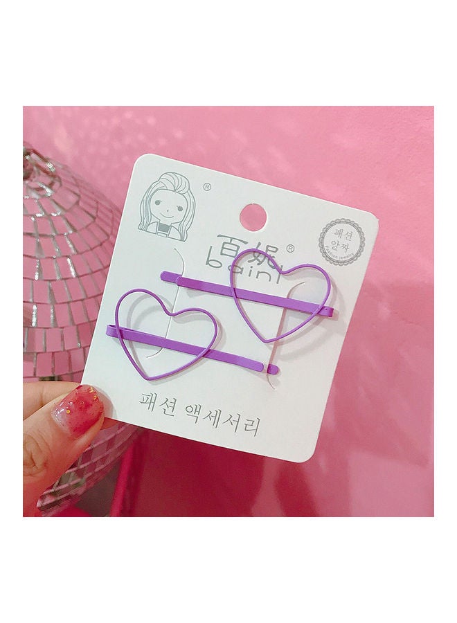 نيبمينينت مشابك شعر بتصميم كوري من قطعتين متعدد الألوان 7 x 7سم - Image 1