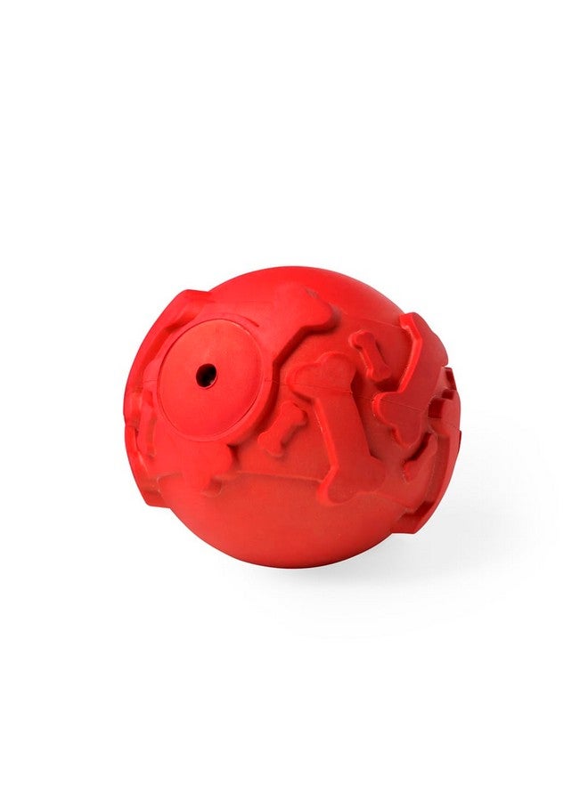 لعبة كرة العظام المطبوعة من Pups&Pets ذات الصوت الصلب للكلاب متوسطة الحجم (كرة واحدة في العبوة) - ألوان متنوعة - Image 4