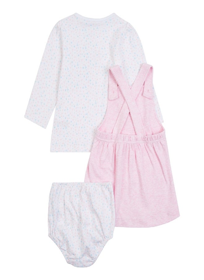 Elle Baby Pinafore Dress  Top and Matching Knickers Set - pzsku/Z50876DFD02D0407FB78AZ/45/_/1709899112/27c35909-3e66-4f6b-867e-d4b25e521a2e