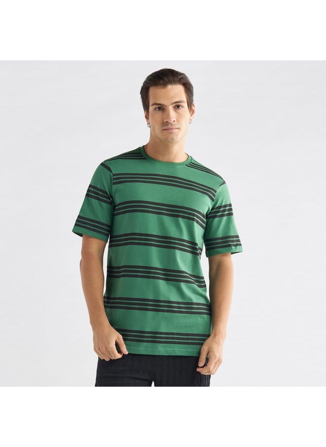 FAV Striped T-shirt with Crew Neck and Short Sleeves  - Image 1