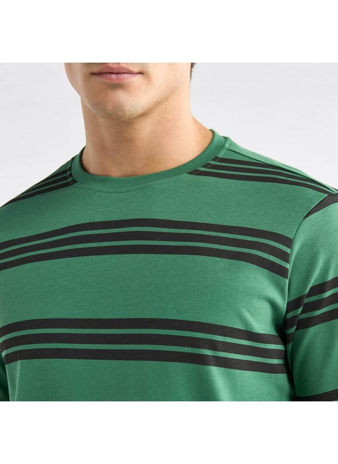 FAV Striped T-shirt with Crew Neck and Short Sleeves  - Image 4