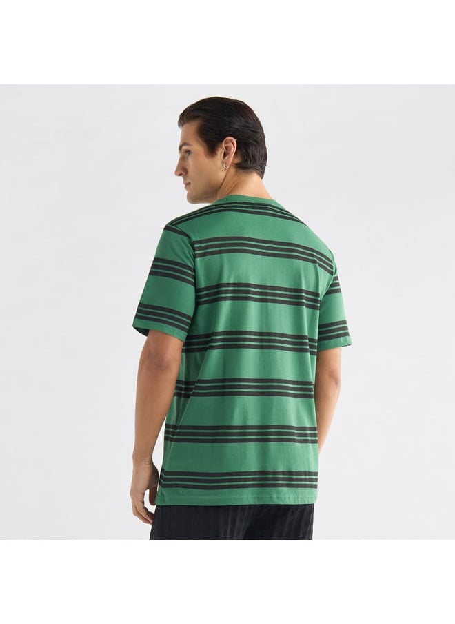 FAV Striped T-shirt with Crew Neck and Short Sleeves  - Image 3