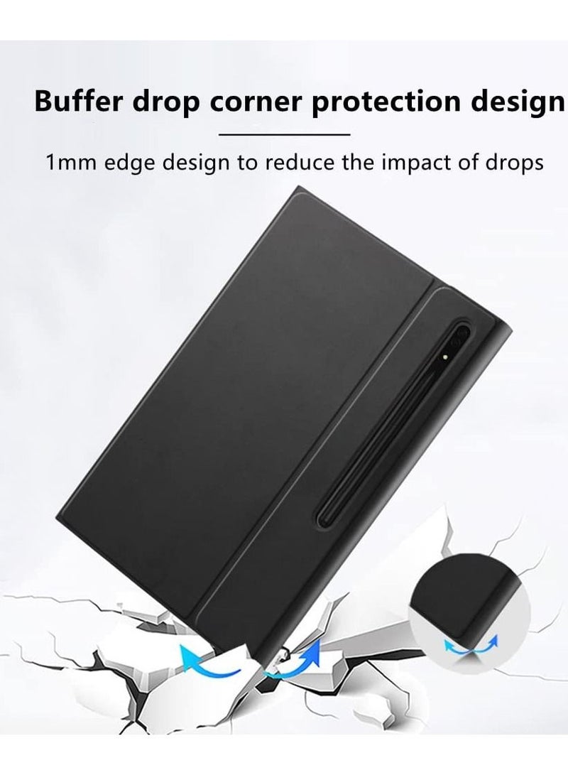 Keyboard Case for Galaxy Tab S8 Ultra 14.6 inch 2022, Wireless Detachable Backlight with Touchpad, Protective Cover - Image 4