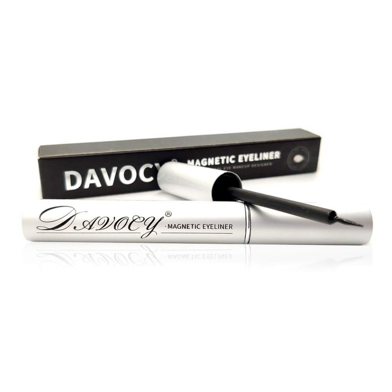 Davocy Magnetic Eyeliner for Magnetic Eyelashes, Strong Hold, Latex-Free, Waterproof Magnetic Eyeliner for Sensitive Eyes, No Glue Needed, Surper Large Capacity, 6ML 0.18OZ - Image 1