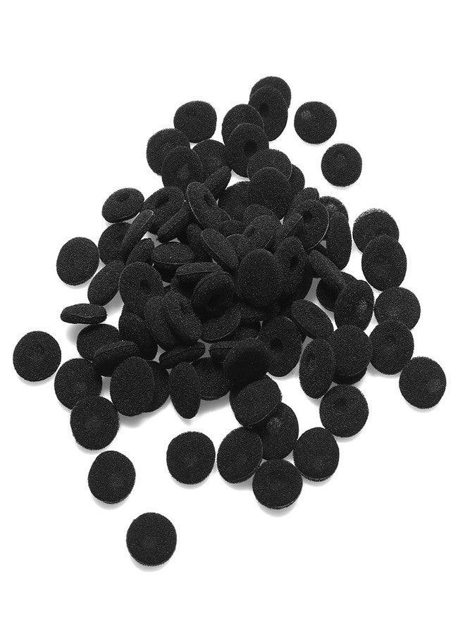 Shapenty Black Soft Foam Earbuds Cushions Earphone Headphone Cap Protector Sponge Ear Pads Cover Replacement, 100PCS - Image 2