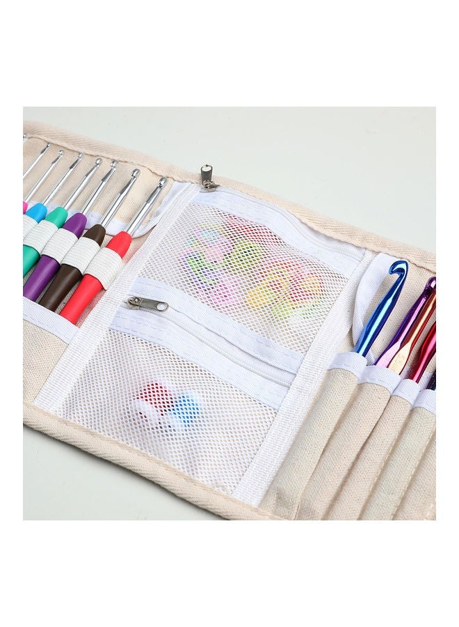 NIBEMINENT 65-Piece Crochet Hooks Set With Storage Bag Multicolour - Image 5