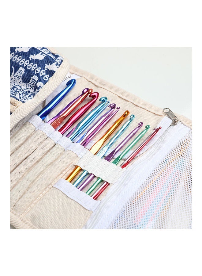 NIBEMINENT 65-Piece Crochet Hooks Set With Storage Bag Multicolour - Image 2
