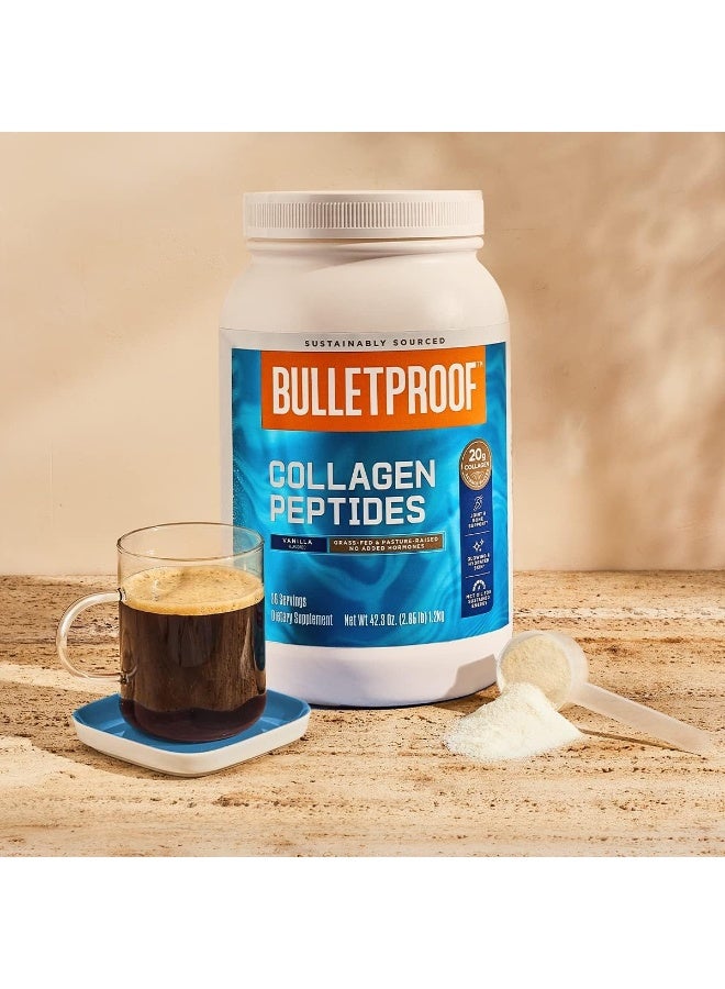 Bulletproof Vanilla Collagen Protein Powder With Mct Oil, 19G Protein, 42.3 Oz, Value Size, Collagen Peptides And Amino Acids For Healthy Skin, Bones And Joints - Image 3