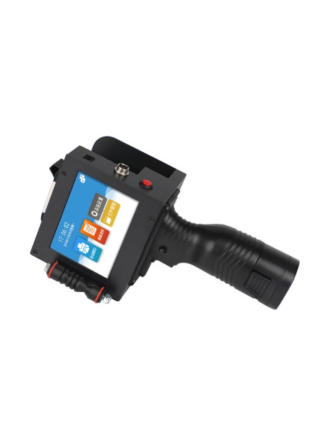 ديمين طابعة نفث حبر محمولة عالية الدقة باللغة العربية، للطباعة على مواد متعددة (الخشب، المعدن، البلاستيك، الكرتون)، بدقة 600 DPI، شاشة لمس 4.3 بوصة، ارتفاع الطباعة حوالي 50 مم، تدعم طباعة رمز QR والأرقام التسلسلية، تدعم 25 لغة - Image 1