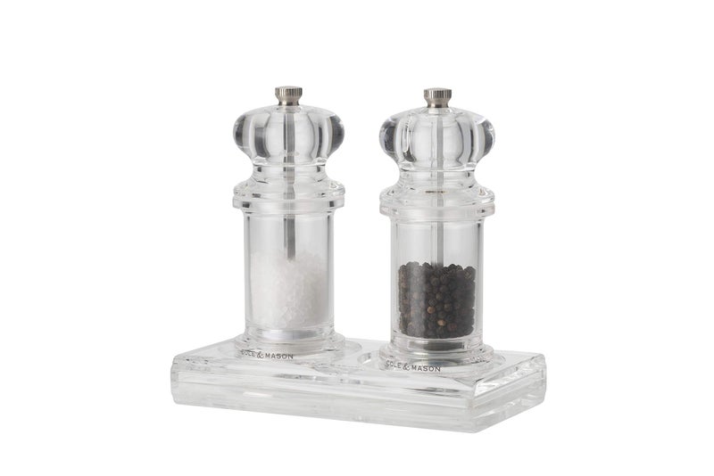 COLE & MASON Cole and Mason Salt and Pepper Mill Tray, Acrylic - Image 4