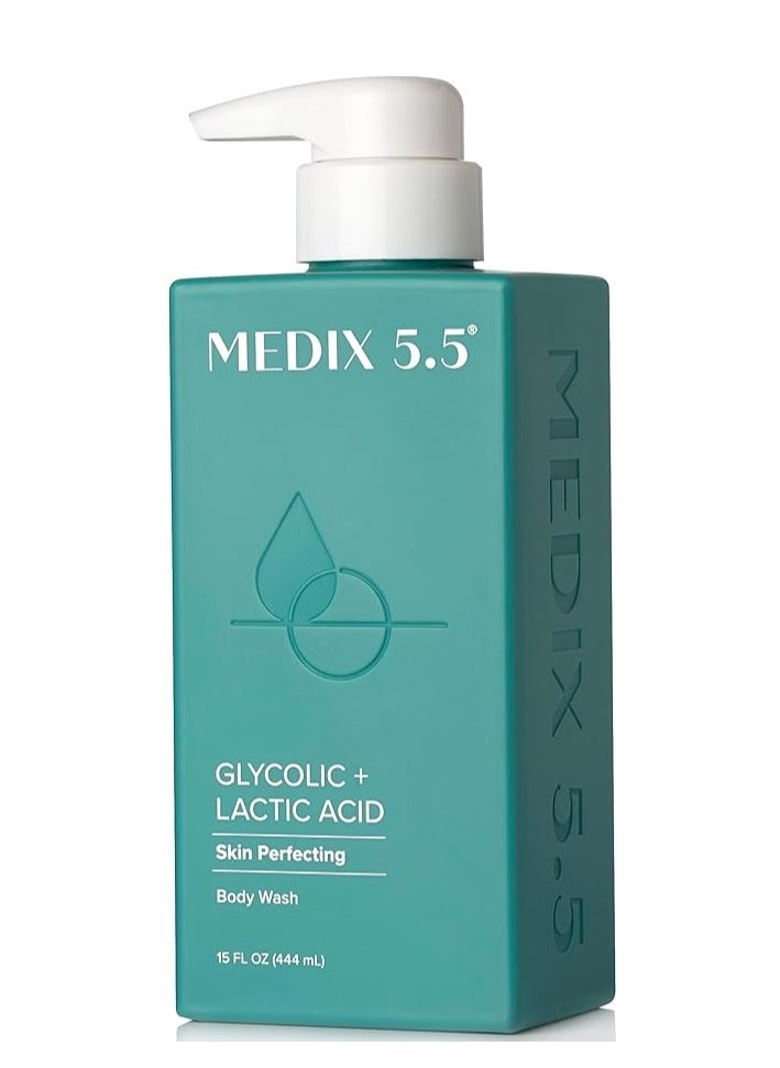 MEDIX 5.5 Body Scrub Skin Care Glycolic Acid Exfoliating Body Cleanser KP Bump Eraser  AHA + Lactic Acid Anti Aging All Skin Type Wash  Keratosis Pilaris & Acne  Foaming Body & Face Wash, 15 Fl Oz - pzsku/Z5087E4F7C57254599202Z/45/1741019320/5b1f7009-0e92-4006-ab87-280d3337504b