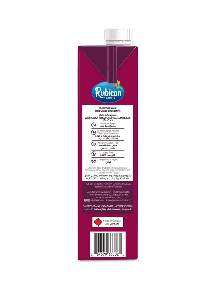 Rubicon - Rubicon Red Grape Juice Drink No Added Sugar 1L - Image 1