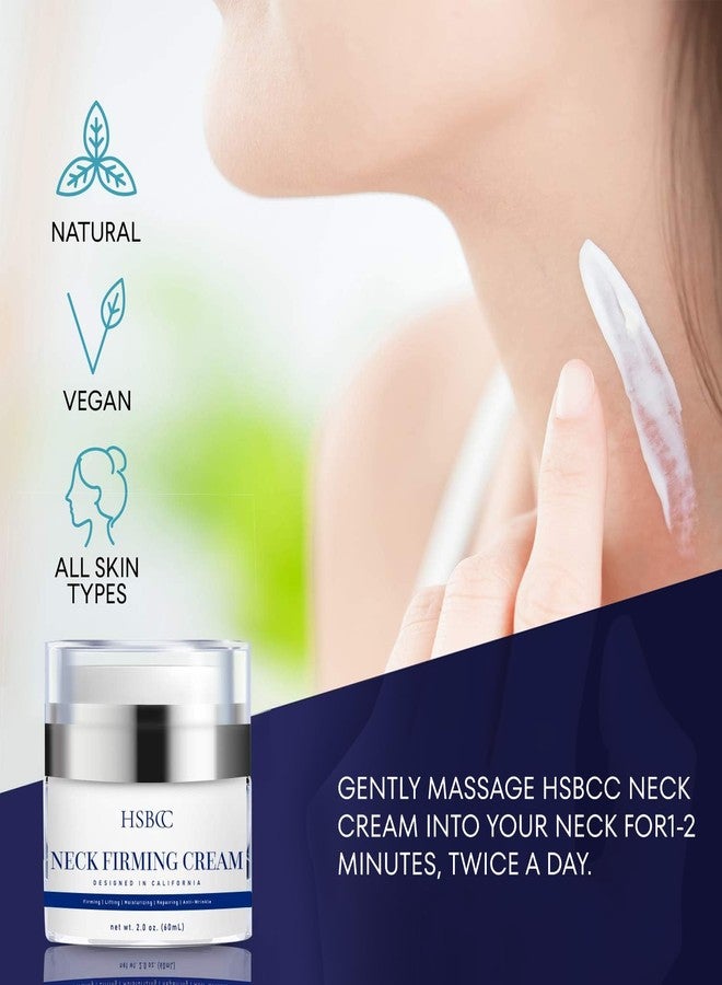 HSBCC Neck Cream for Tightening and Firming: Acetyl Hexapeptide-8 Retinol Shea Butter Niacinamide - Smoothes Wrinkles Skin Tighten and Lift Neck Cream (60ml) - Image 2