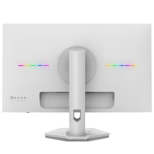 CRUA 27" 240Hz Gaming Monitor, QHD 2560x1440 IPS Display, AMD FreeSync, 120% sRGB, Built-in Speakers, Blue Light Filter, Wall Mountable PC Monitor, HDMI & DP, White, for Gaming, Streaming & Work - Image 3