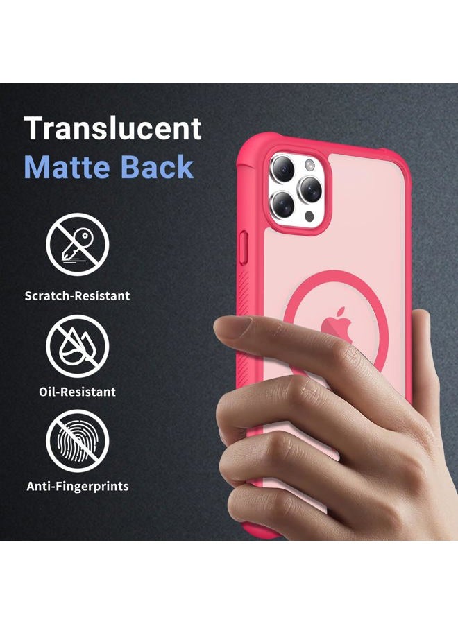 jaroco for iPhone 11 Pro Max case, [Compatible with MagSafe][Military Grade Drop Protection][Heavy Duty Protection][Non-Slip][Shockproof] with 2-Layer Durable Bumper Phone Case 6.5''-Rose - Image 5