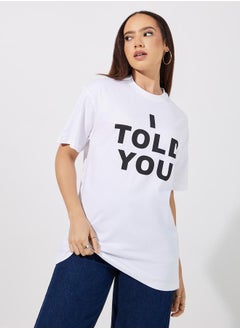 Slogan Print Oversized Short Sleeve T-Shirt - pzsku/Z50881CE08C67F3D09AB5Z/45/_/1739732028/00383d96-95ce-4bdc-8fba-117446046ab8