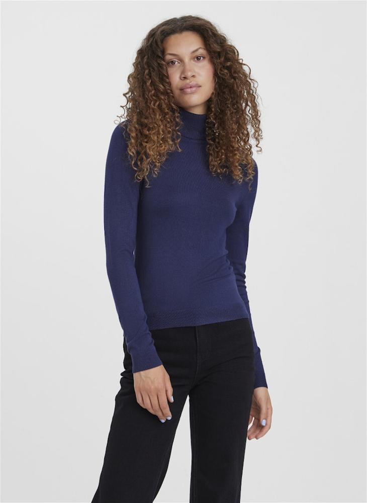 VERO MODA Turtle Neck Long Sleeve Sweater - Image 1