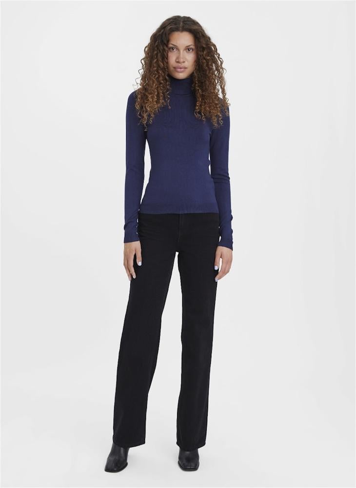 VERO MODA Turtle Neck Long Sleeve Sweater - Image 4