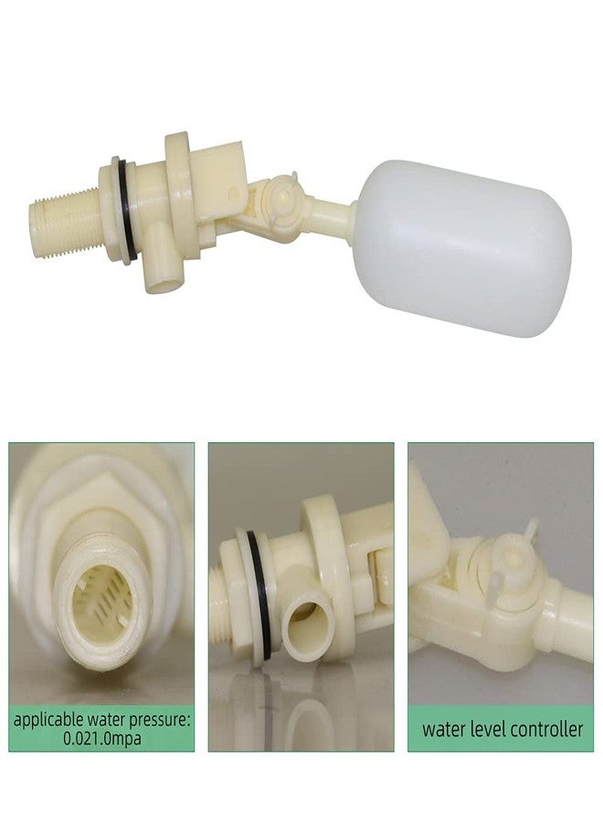 Abustle pig 1/2 Inch Float Ball Valve,Water Float Valve for Automatic Livestock Waterer Bowl, Horse Goat Dog Water Trough,Pool, Aquariums(2 pack) - Image 3