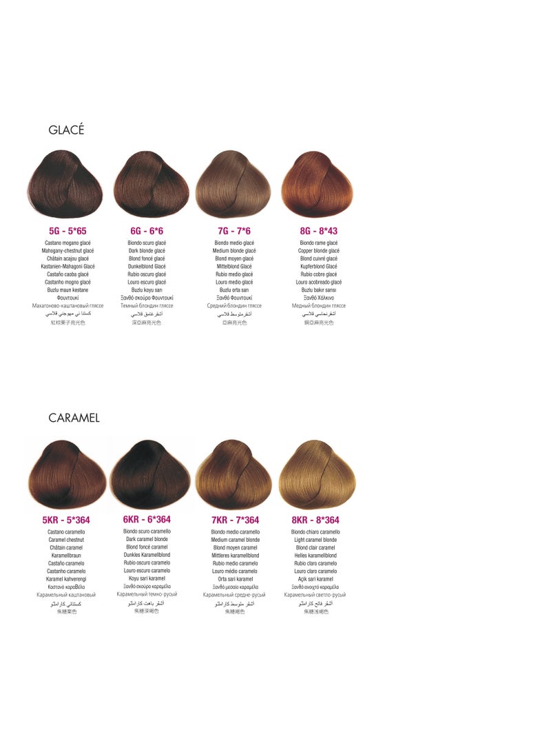 framesi FRAMCOLOR 2001 - كريم صبغ الشعر الدائم 60 مل | 7/KR أشقر كراميل متوسط - Image 3