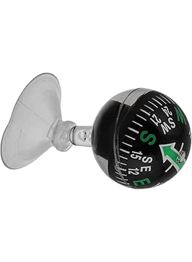 Plastic Automotive Compass Ball With Suction Cup 38mm For Car Dashboard Navigation - Image 1