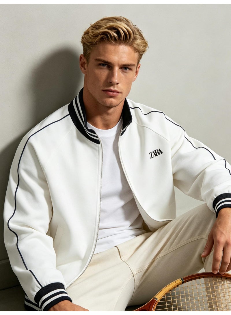 زارا ZARA men's and women's baseball uniform jackets - Image 2