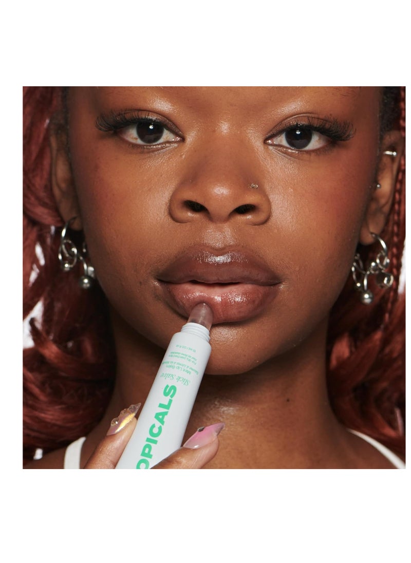 TOPICALS Topicals Slick Salve Mint Glossy Lip Balm | Soothes Discomfort, Strengthens Barrier and Provides Lasting Hydration & Relief | Vegan, Paraben-Free Formula with Hyaluronic Acid and Ceramides (0.5 Fl Oz)  - Image 2