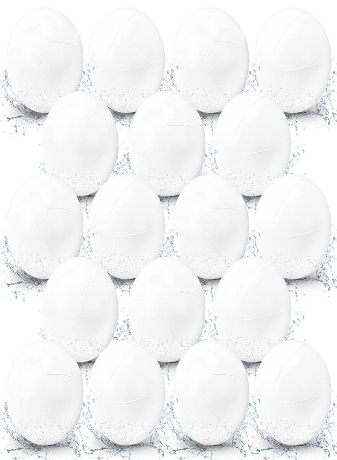 Junkin 20 Pieces 15 Inch Solid White Beach Balls Bulk Inflatable Beach Ball Swimming Pool Party Balls Game Toy for Summer, Pool and Party Favor - Image 1
