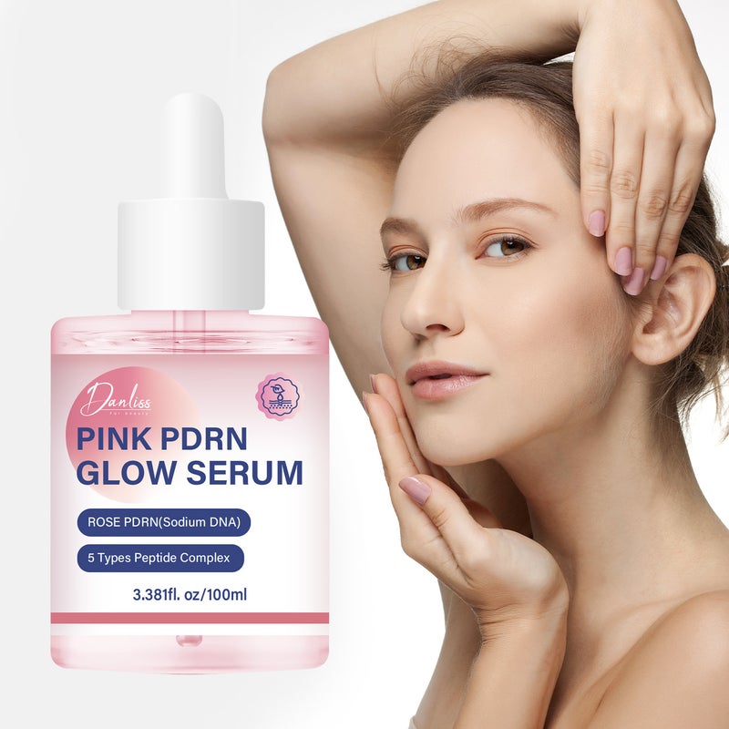 Danliss Pink PDRN Glow Serum with Rose, PDRN & 5 Peptides -    100ml - Image 1