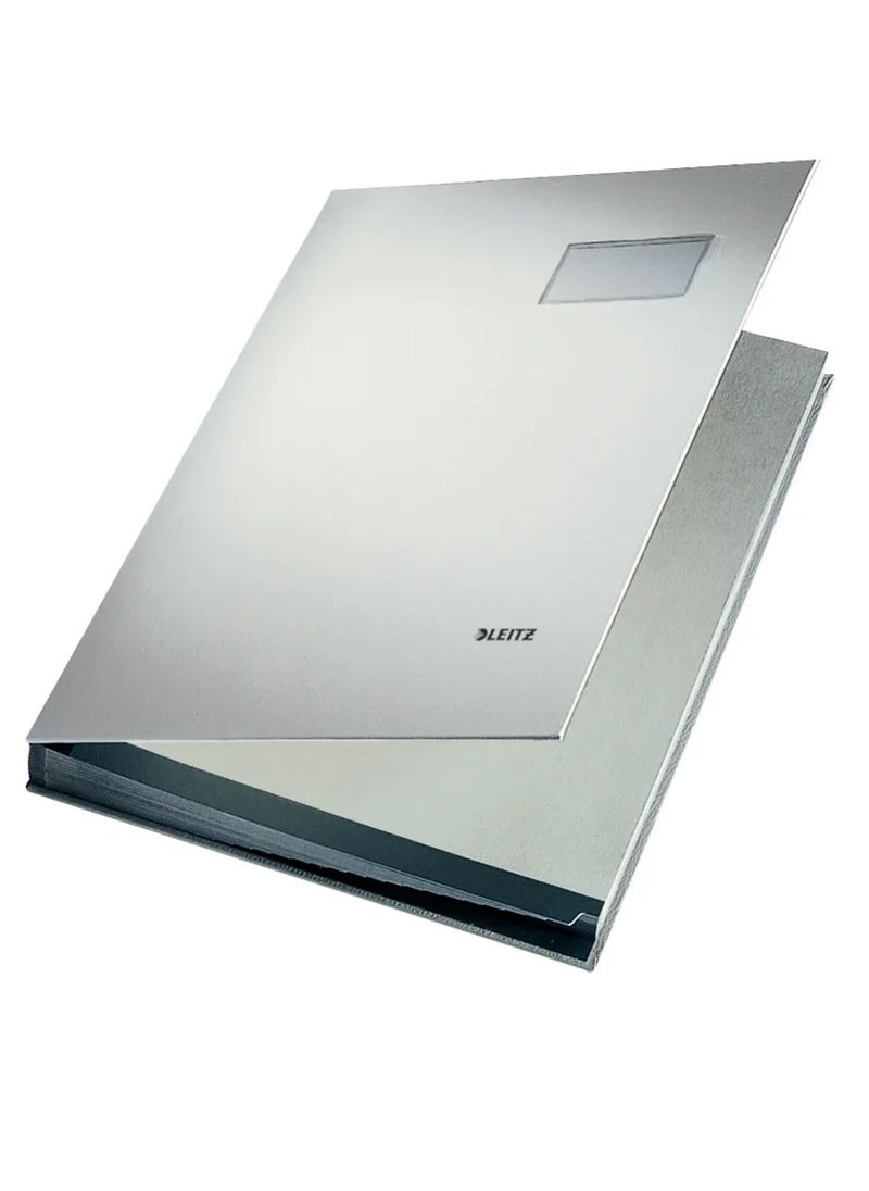 LEITZ - Signature Book FIle With 20 Divisions Grey - Image 1