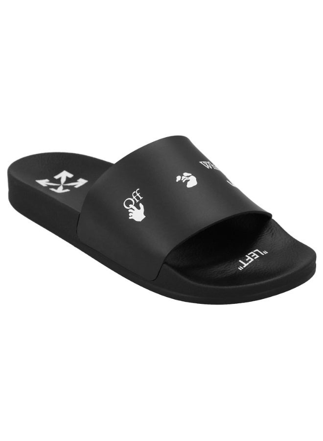 OFF-WHITE Logo-print slides Black - Image 5