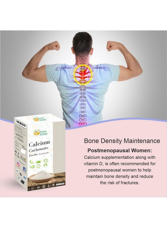 HERBS BOTANICA مسحوق كربونات الكالسيوم من هيربس بوتانيكا، مكمل غذائي من الدرجة الغذائية للطهي والخبز، مضاد للحموضة، معجون أسنان DIY 8 أونصات - Image 5