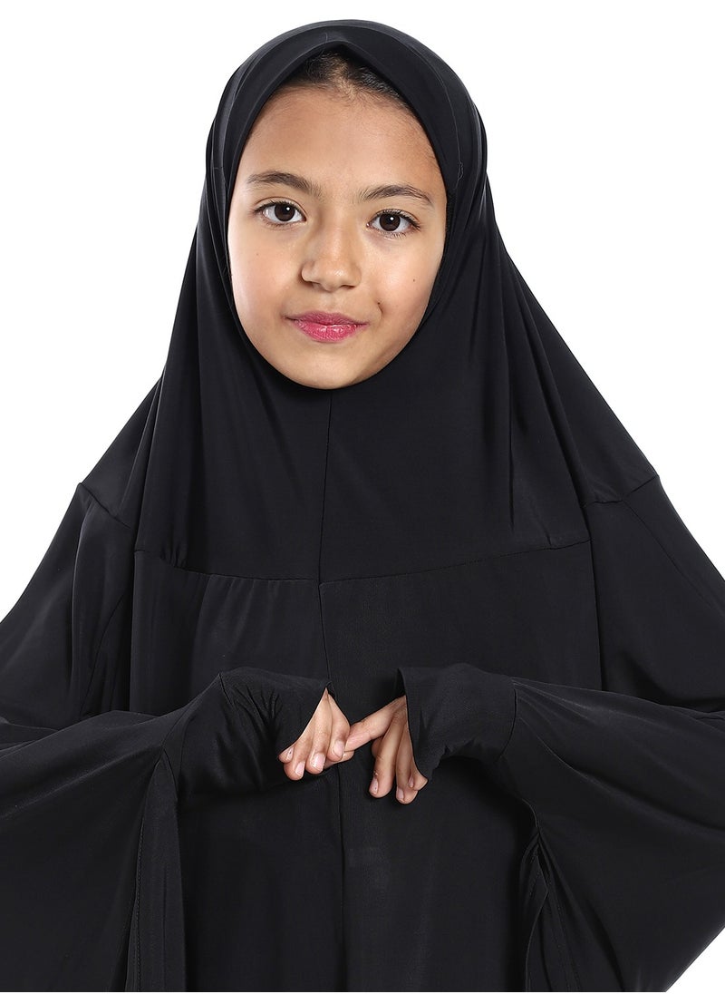 Caesar - Plain Prayer Veil For Girls With Long Sleeves - Image 1