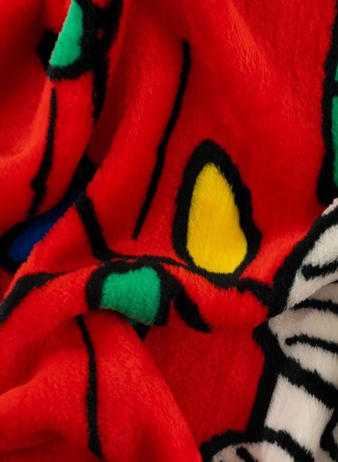 Franco Collectibles® Peanuts® Snoopy & Woodstock Holiday Christmas Super Soft Cozy Plush Throw, 40 in x 50 in, (Official Peanuts® Product) - Image 5