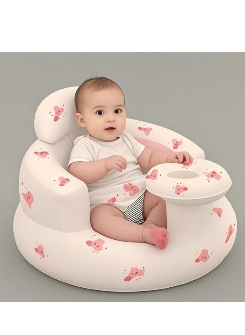 Daytoyz Baby Inflatable Seat for Babies 3-36 Months, Built-in Air Pump, Baby Support Seat Summer Toddler Chair for Sitting Up, Baby Shower Chair Floor Seater, Infant Back Support Sofa  - Image 1