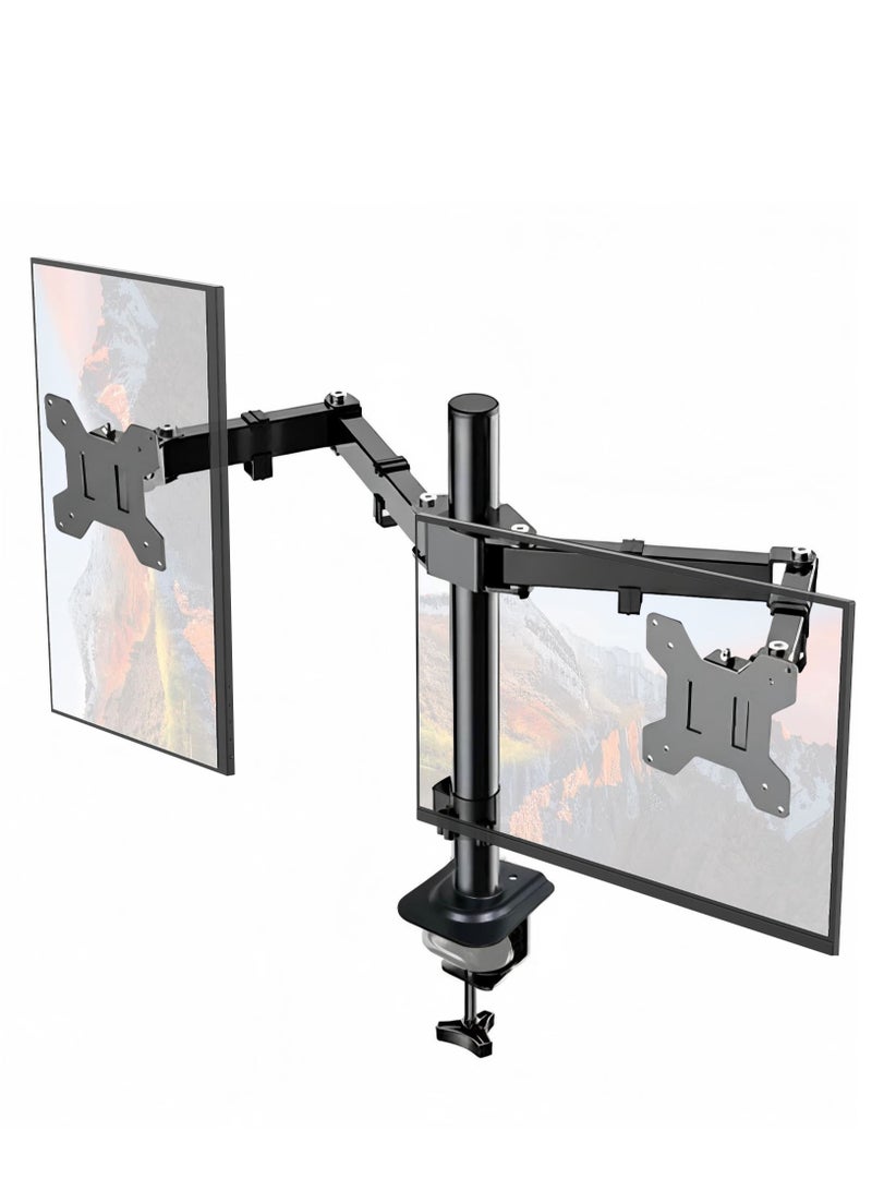 XiuWoo Adjustable Dual LCD LED Heavy Duty Gaming Monitor Arm Mount Stand - Image 1