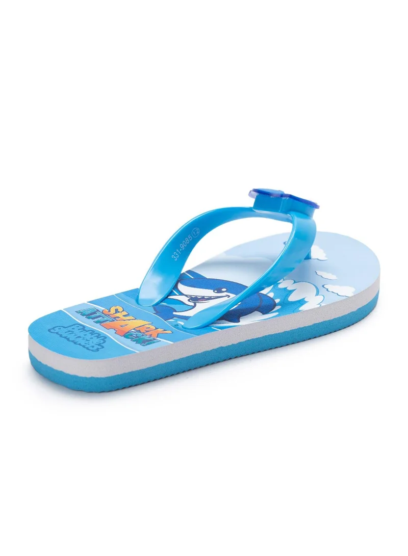 Bata Printed T-Strap Slippers