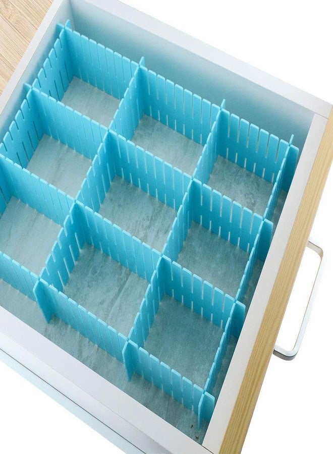 Barasti Adjustable Drawer Organiser and Kitchen Board Divider for Storage Cabinet Utensils and Cutlery Plastic Expandable Partition Separator for Kitchen Bedroom Bathroom Closet Home Organisation - Image 1