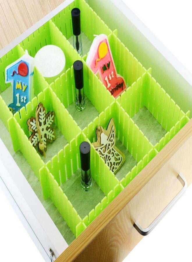 Barasti Adjustable Drawer Organiser and Kitchen Board Divider for Storage Cabinet Utensils and Cutlery Plastic Expandable Partition Separator for Kitchen Bedroom Bathroom Closet Home Organisation - Image 3