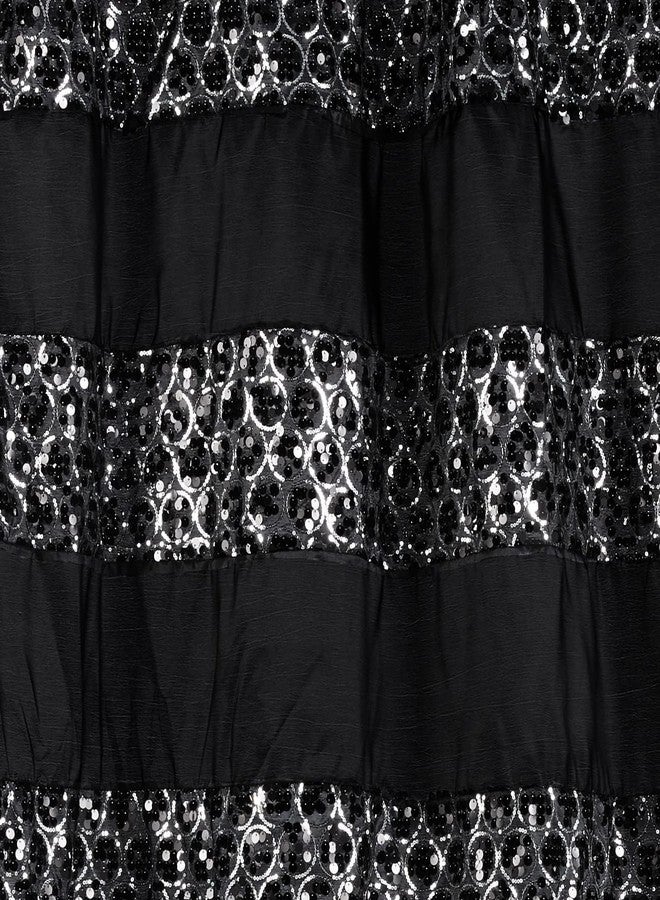 Popular Bath Sinatra Black Collection, 70" x 72" Bathroom Shower Curtain - Image 4