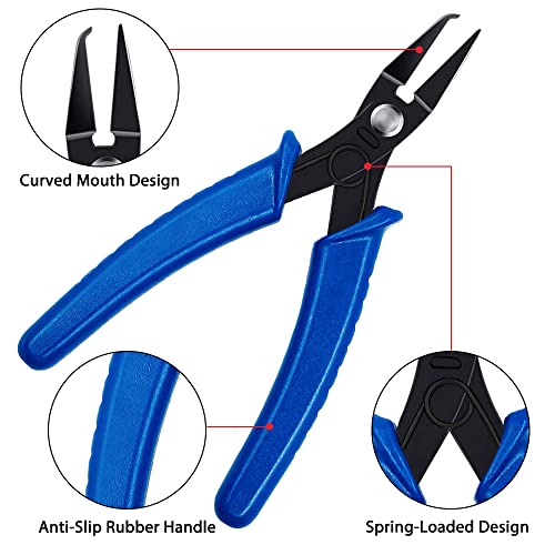 lyfLux Jewelry Pliers and Jump Ring Opener Tool Set - 2-Piece Stainless Steel Jump Ring Opening/Closing Pliers and Ring Tool for Jewelry Making, Beading, Necklace Repair, DIY Crafts - Image 4
