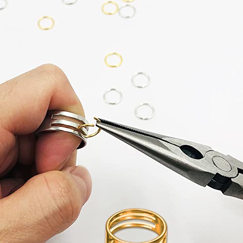 lyfLux Jewelry Pliers and Jump Ring Opener Tool Set - 2-Piece Stainless Steel Jump Ring Opening/Closing Pliers and Ring Tool for Jewelry Making, Beading, Necklace Repair, DIY Crafts - Image 3