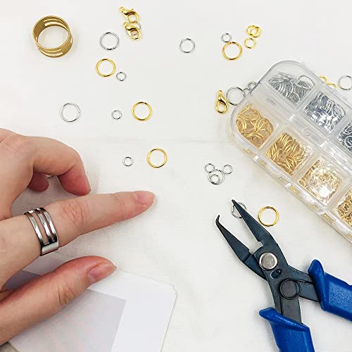 lyfLux Jewelry Pliers and Jump Ring Opener Tool Set - 2-Piece Stainless Steel Jump Ring Opening/Closing Pliers and Ring Tool for Jewelry Making, Beading, Necklace Repair, DIY Crafts - Image 5