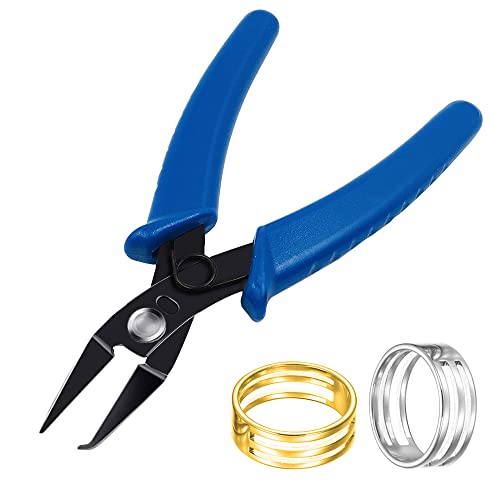 lyfLux Jewelry Pliers and Jump Ring Opener Tool Set - 2-Piece Stainless Steel Jump Ring Opening/Closing Pliers and Ring Tool for Jewelry Making, Beading, Necklace Repair, DIY Crafts - Image 1