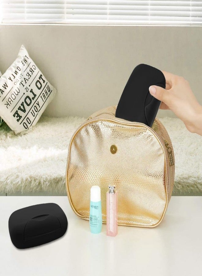 Vonpri Travel Soap Holder Bar Soap Dish Shower Soap Saver Case Container Box for Bathroom Camping Gym Vonpri (Matt Black 3pack) - Image 2