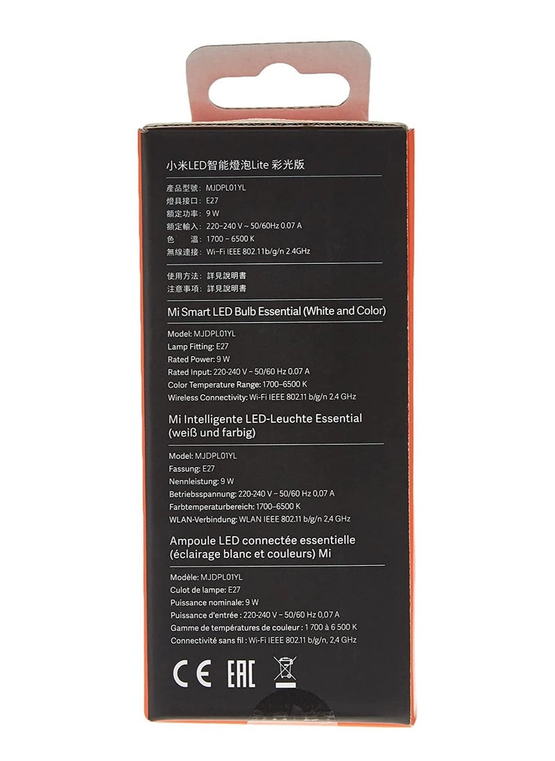 Xiaomi - Xiaomi Mi LED Smart Bulb Essential (White and Color) Paint your home with color 16 million colors丨Adjustable brightness and color temperature丨Smart control - Image 1