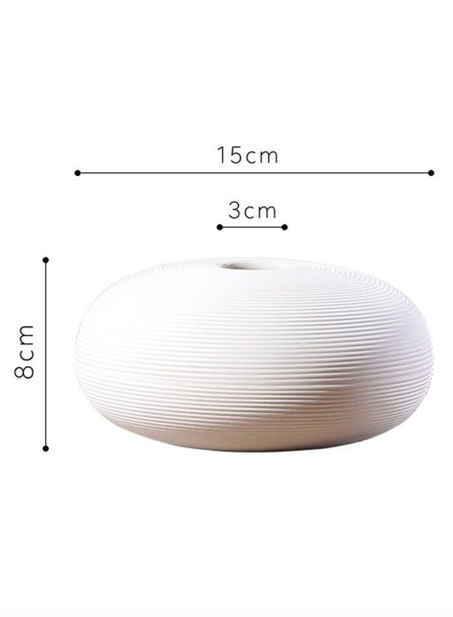 VInedi Vase ornaments, dried flowers, flower arrangements, house decorations, creative living room decorations - Image 1