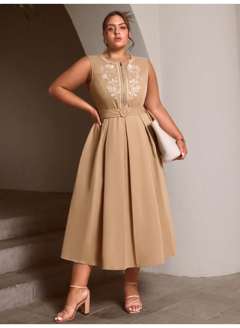 SIMPLEE Elegant Plus Size Maxi Dress for Women , Versatile for Party,Beach,Daily Wear,Spring Summer and Autumn